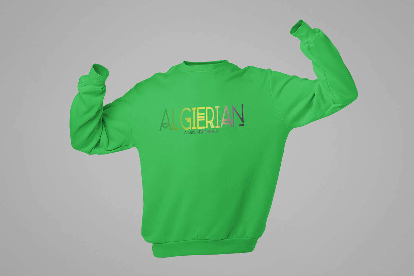 Algierian Sweatshirt (Mardi Gras)