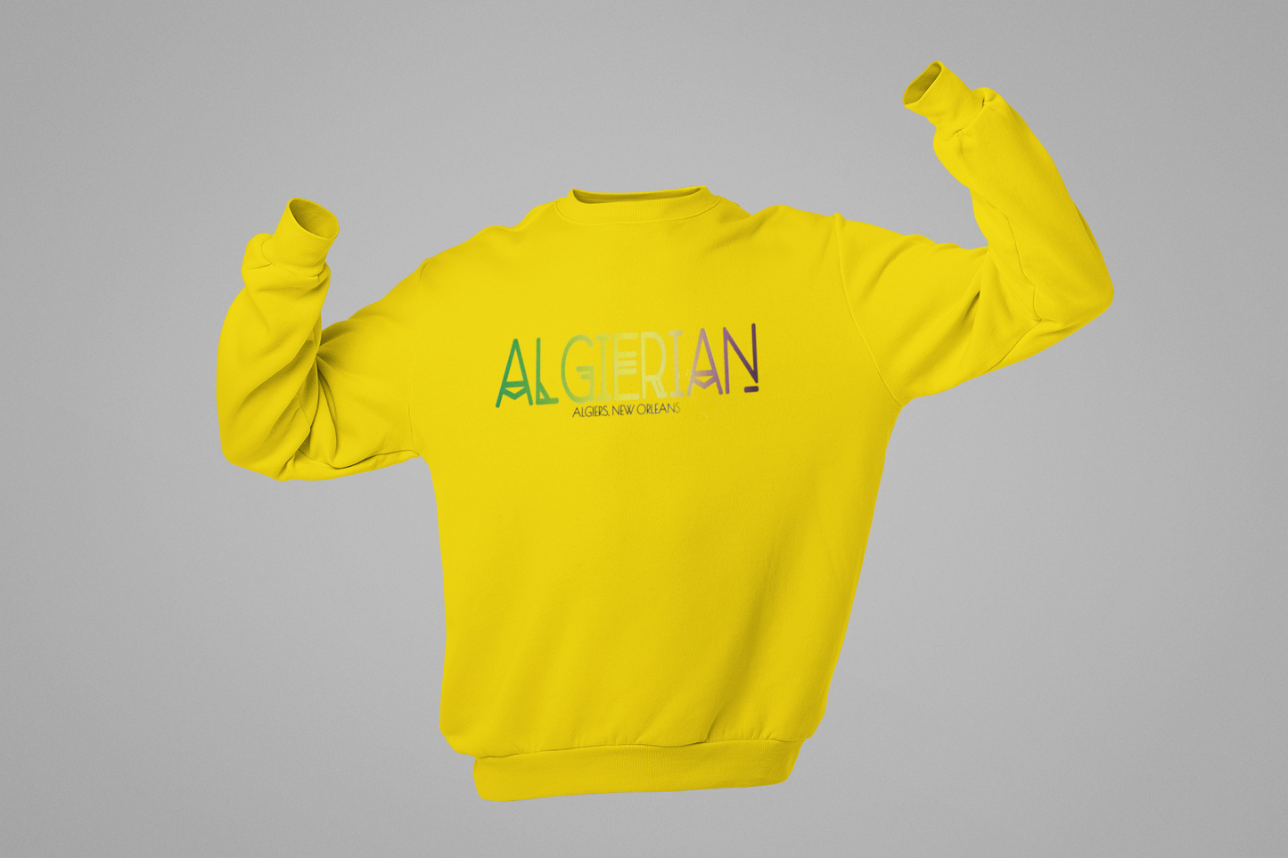 Algierian Sweatshirt (Mardi Gras)