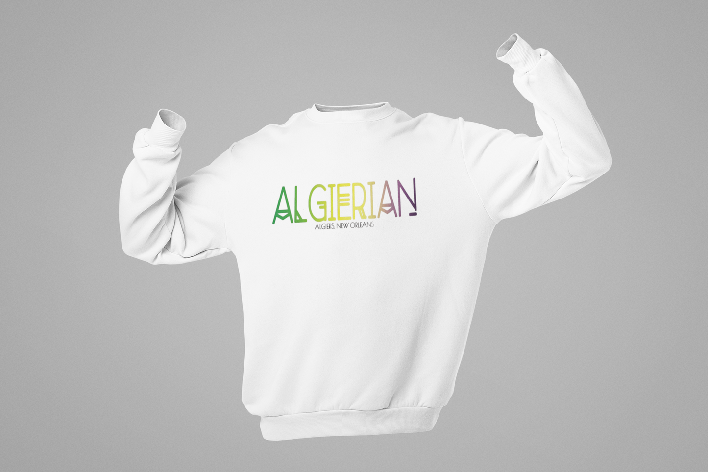 Algierian Sweatshirt (Mardi Gras)
