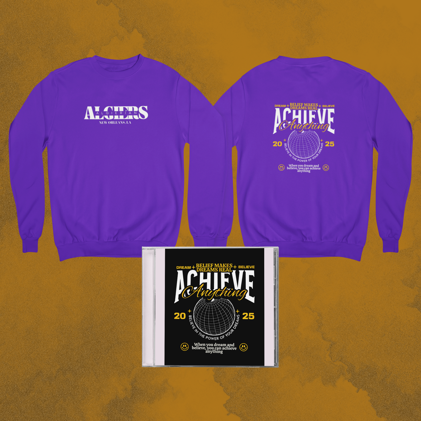 Algiers "Achieve Anything" Sweatshirt (EKM Inspired)