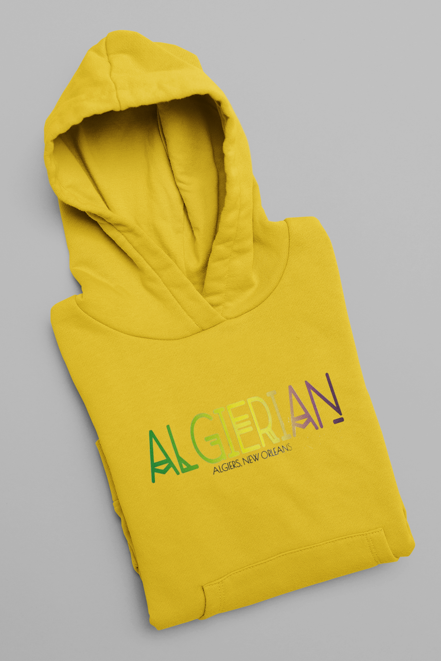 Algierian Hoodie (Mardi Gras)