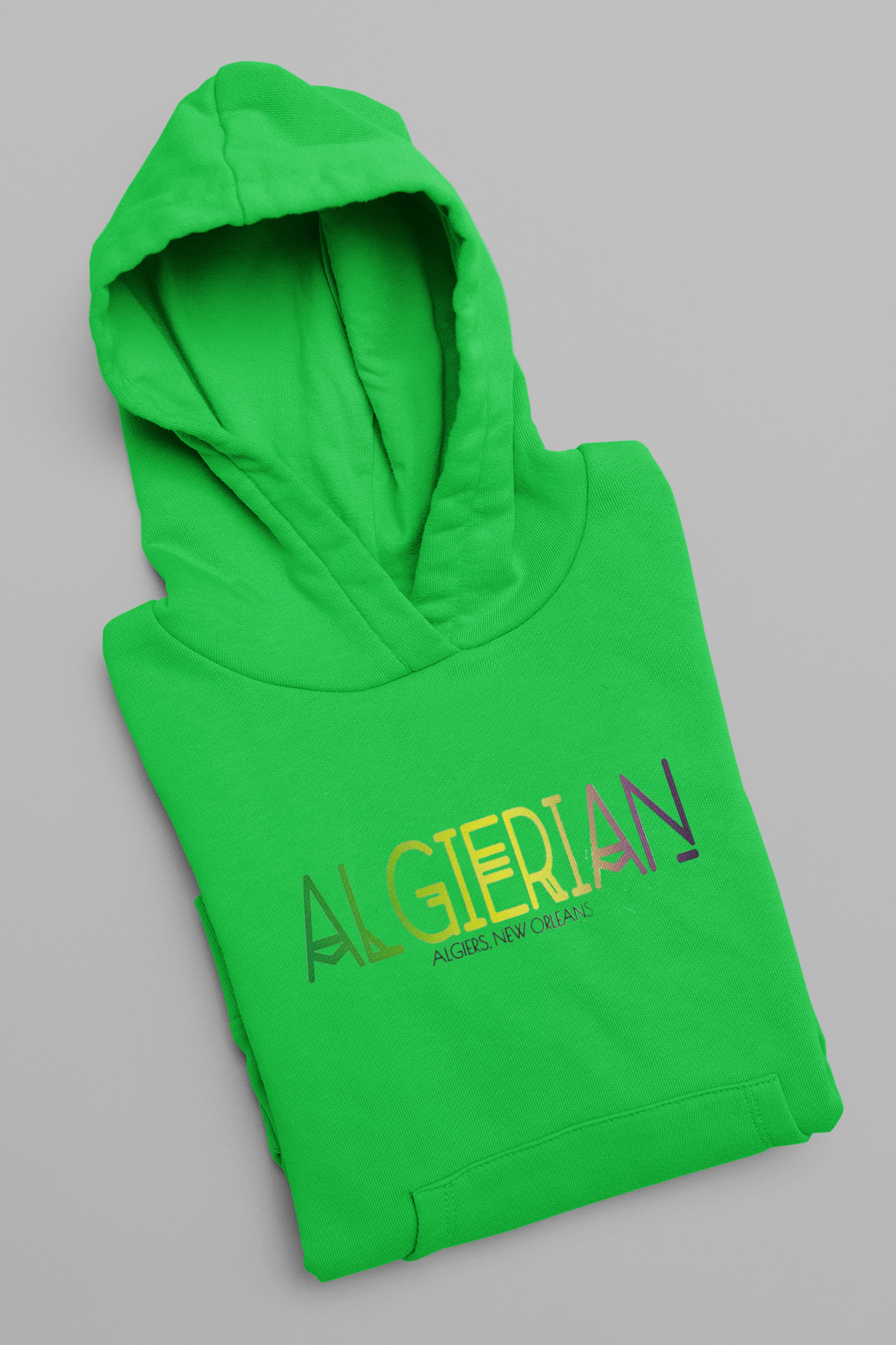 Algierian Hoodie (Mardi Gras)