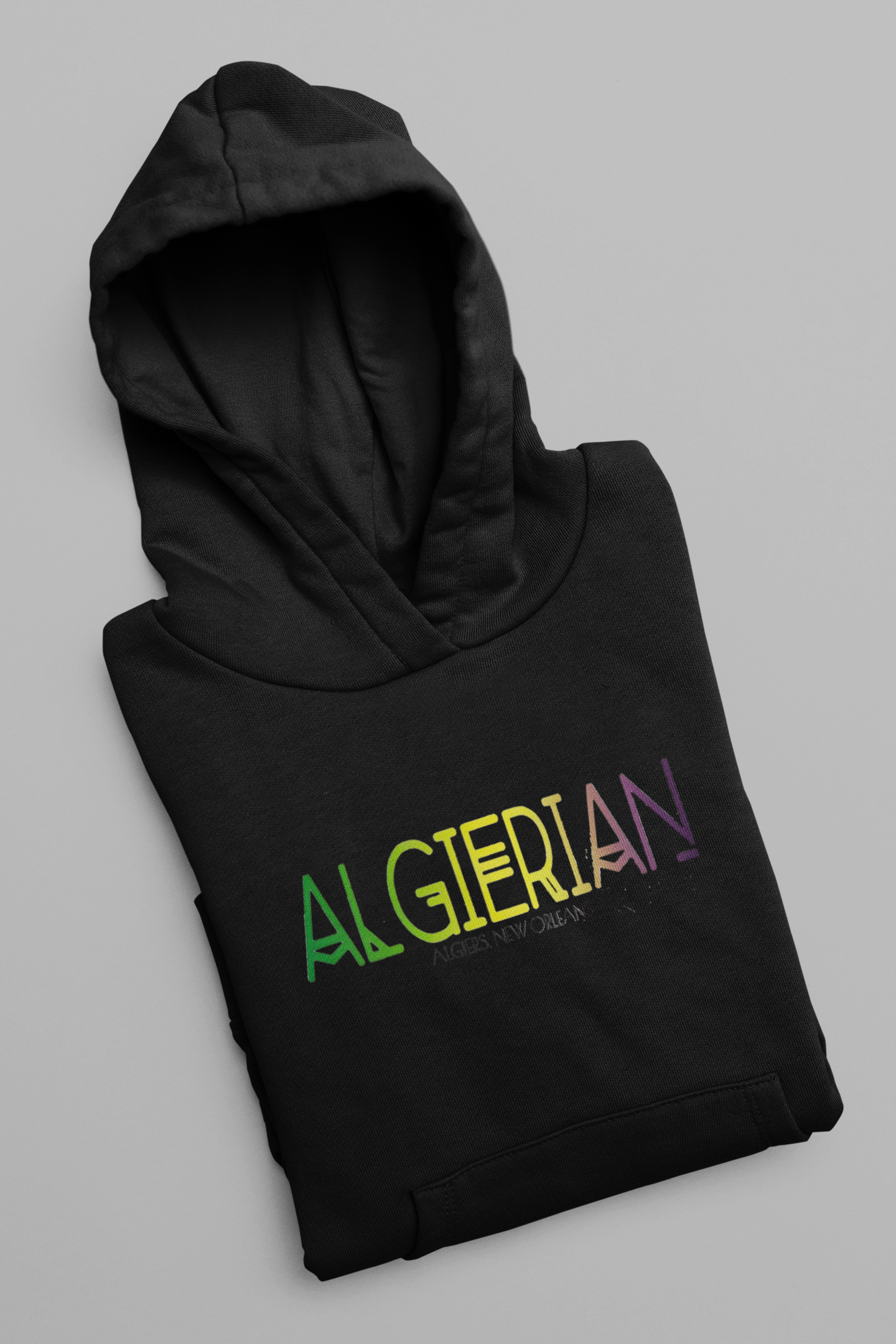 Algierian Hoodie (Mardi Gras)