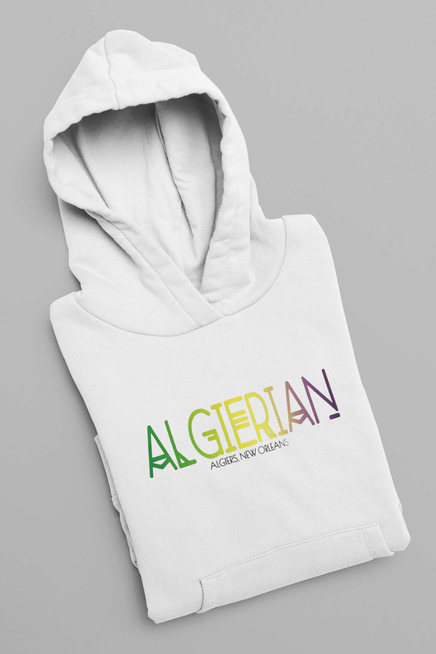 Algierian Hoodie (Mardi Gras)