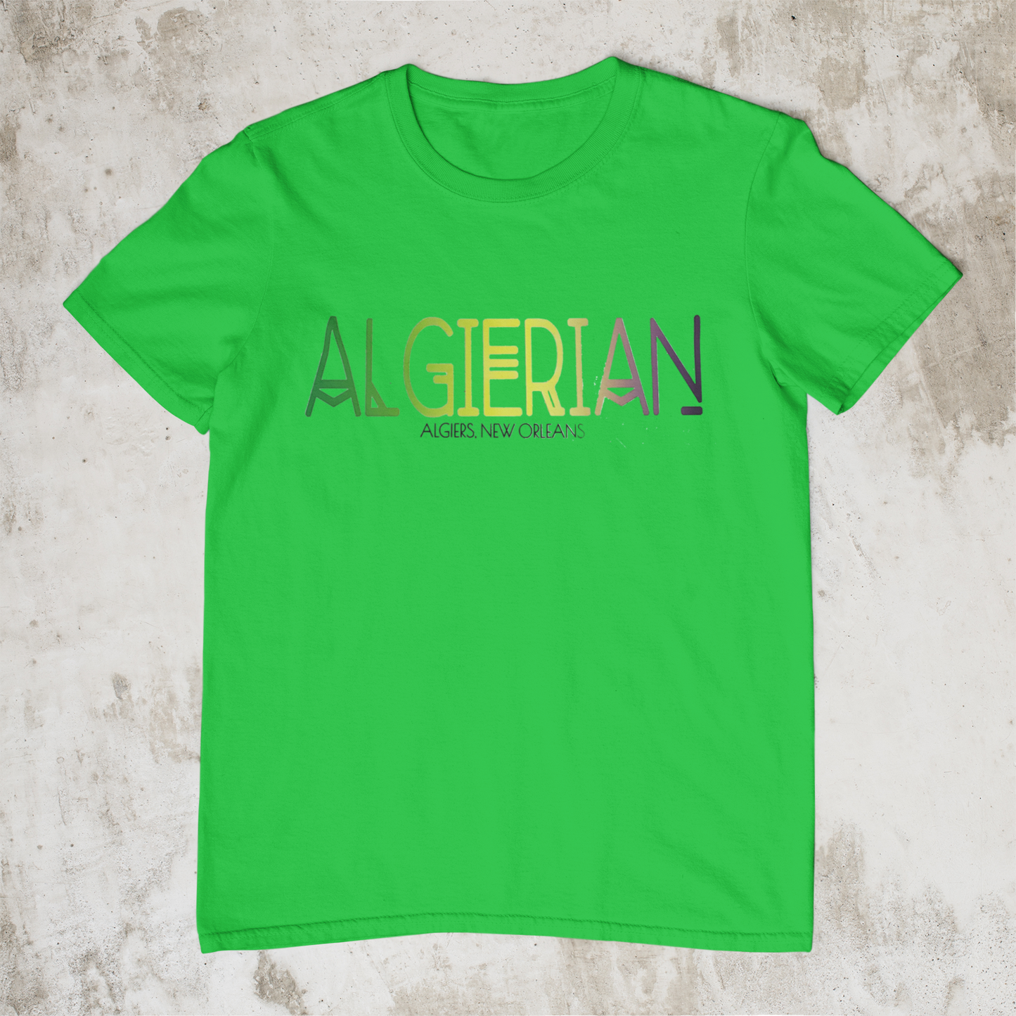 Algierian Unisex Tee (Mardi Gras)