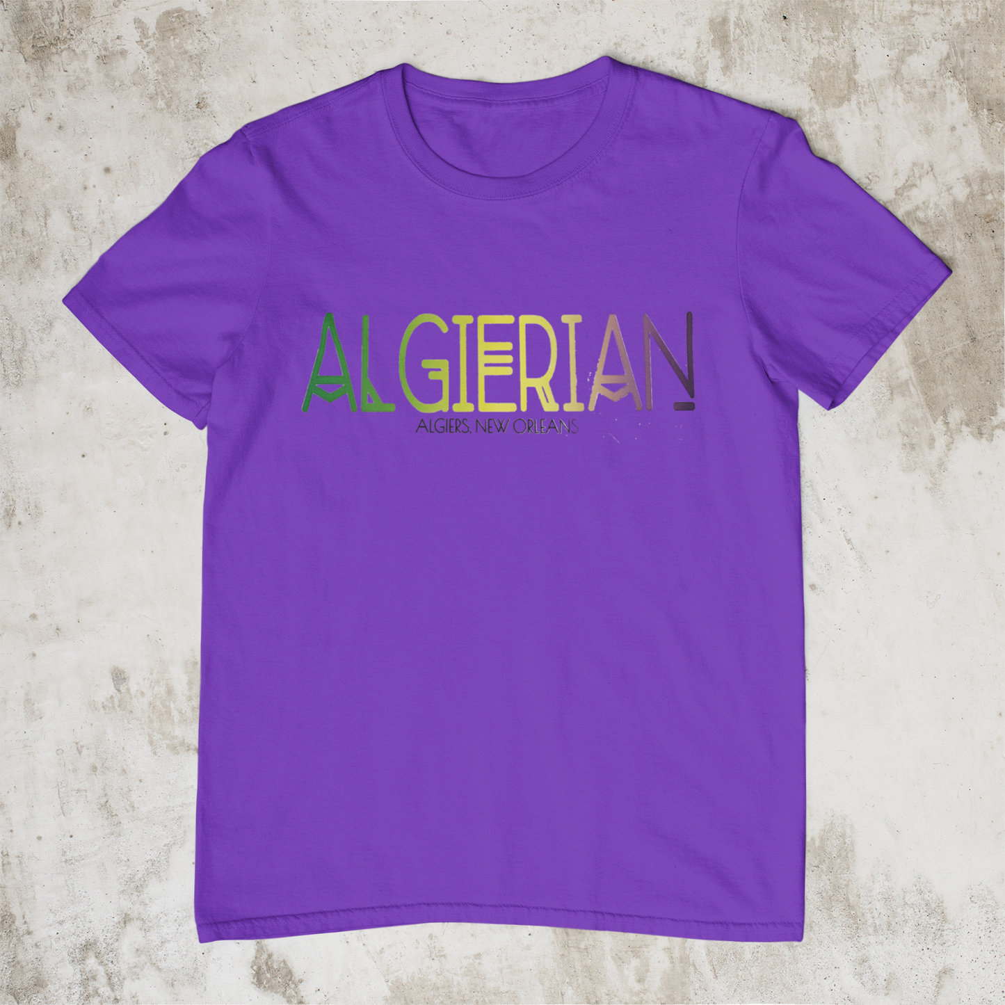 Algierian Unisex Tee (Mardi Gras)