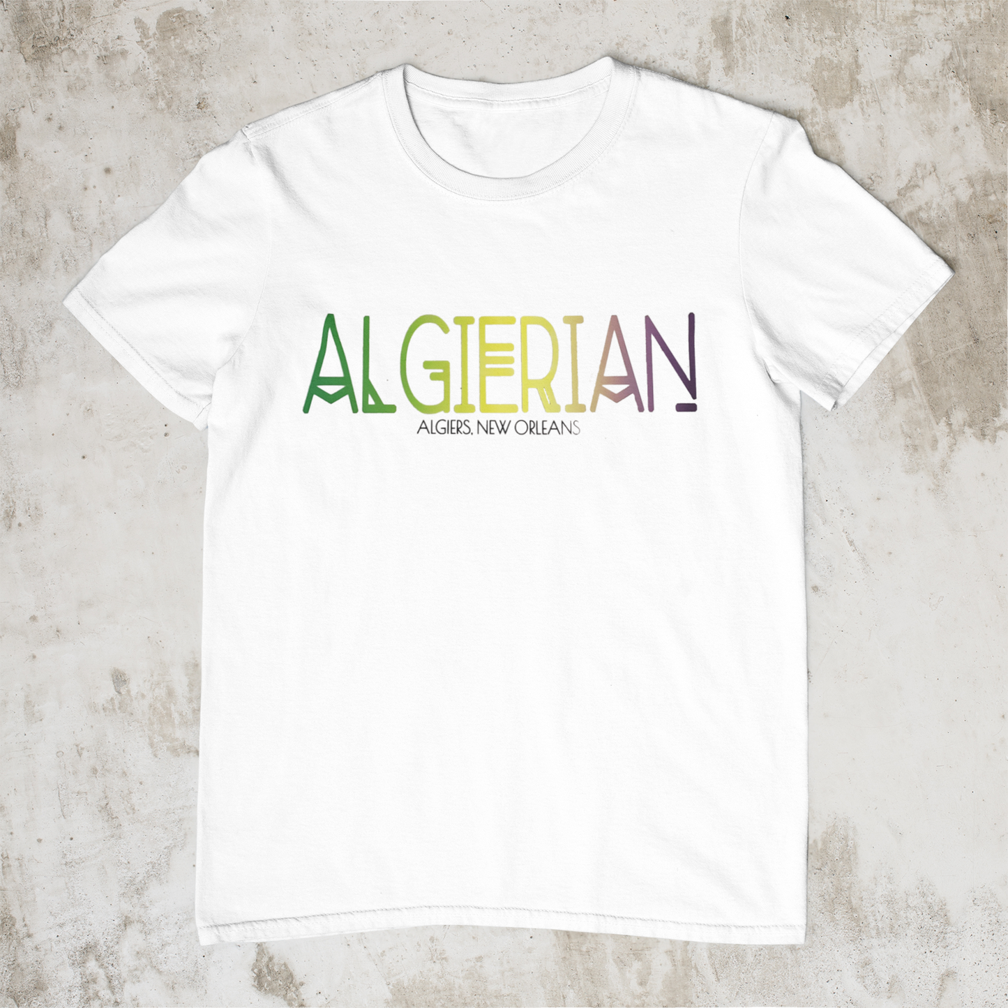 Algierian Unisex Tee (Mardi Gras)