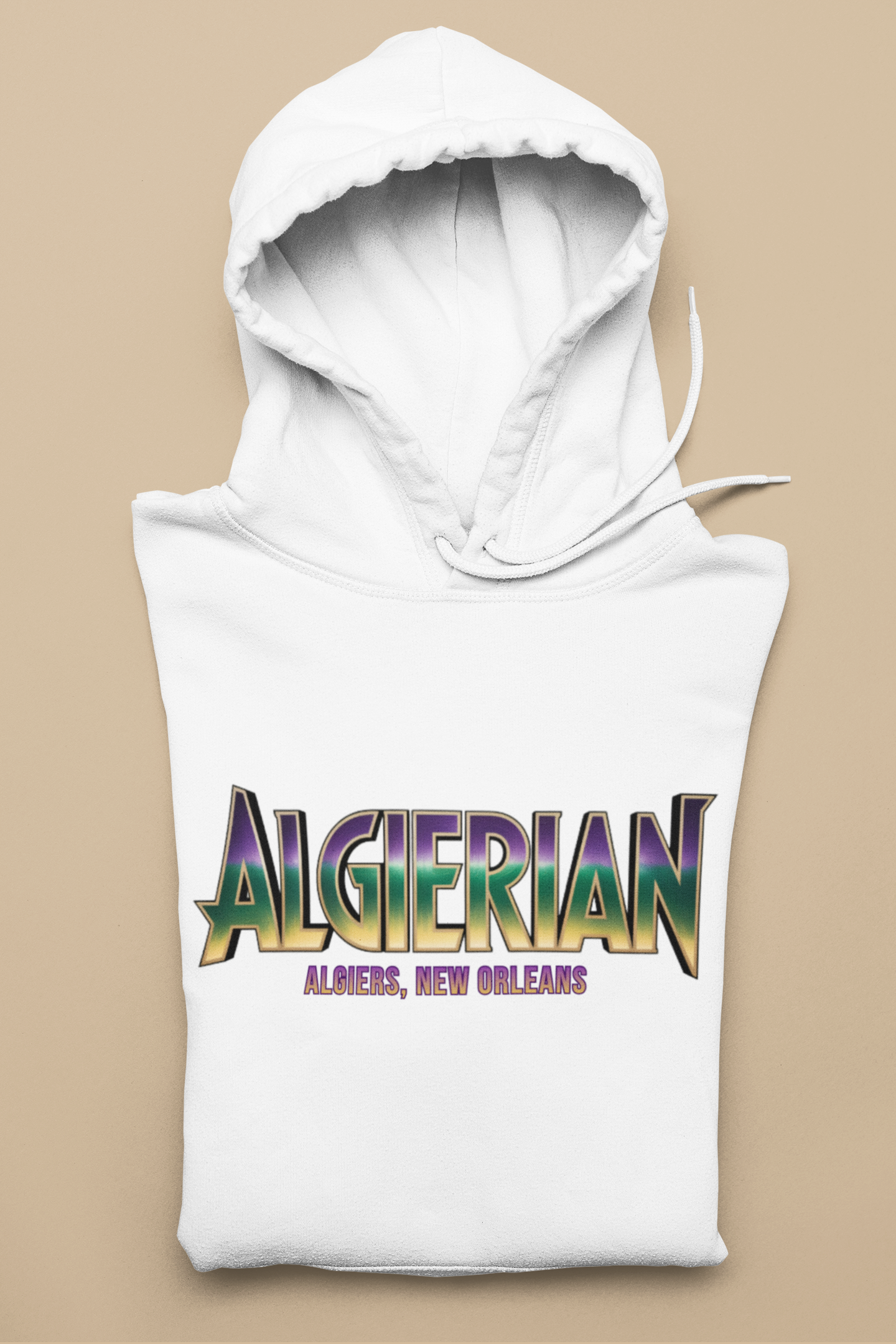 Algierian Hoodie (Mardi Gras)