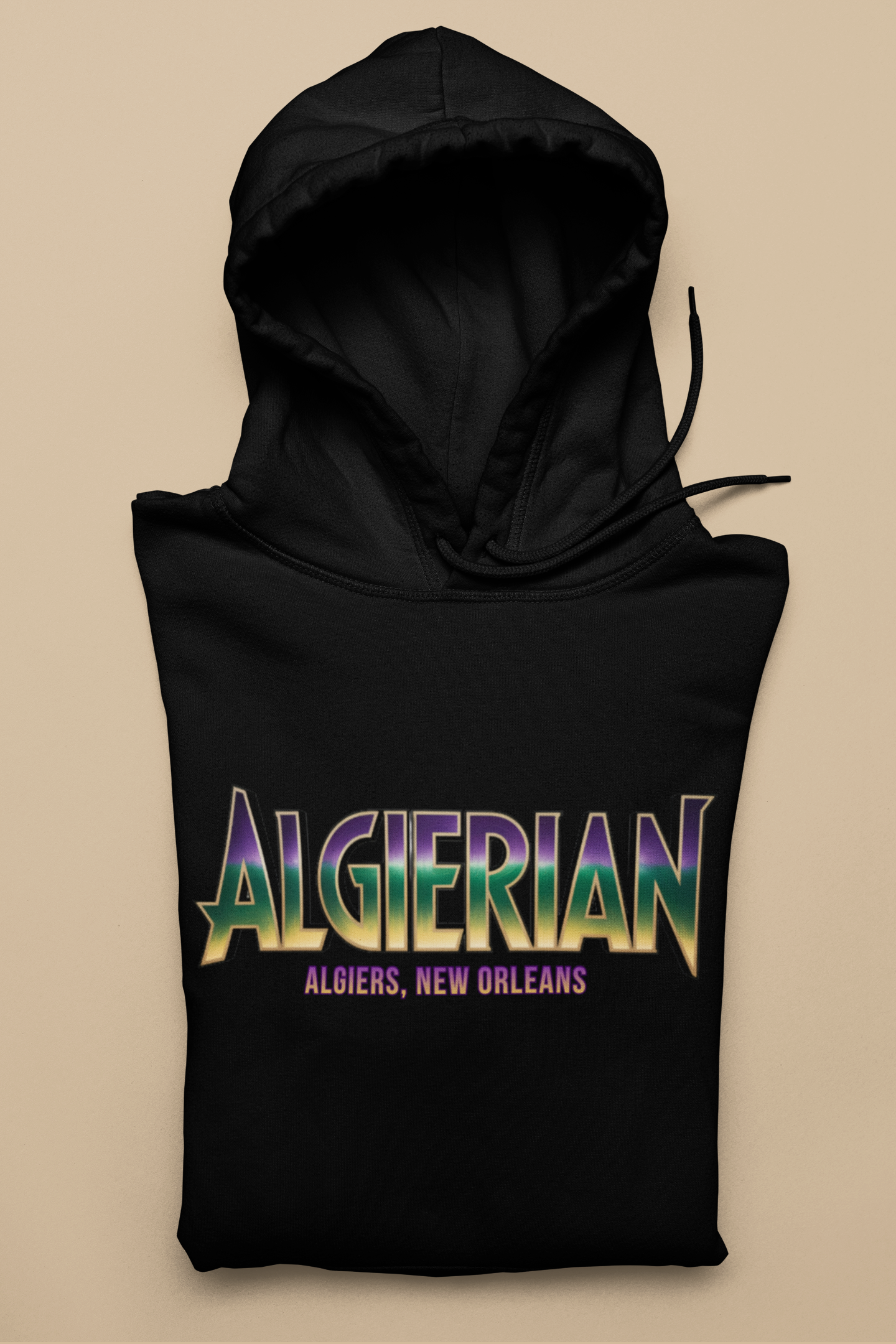 Algierian Hoodie (Mardi Gras)