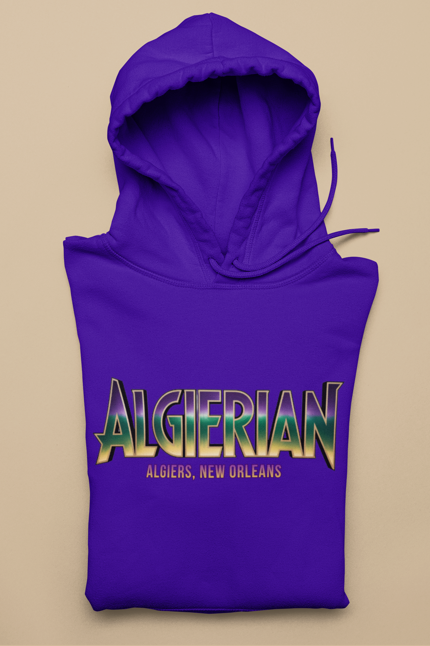 Algierian Hoodie (Mardi Gras)