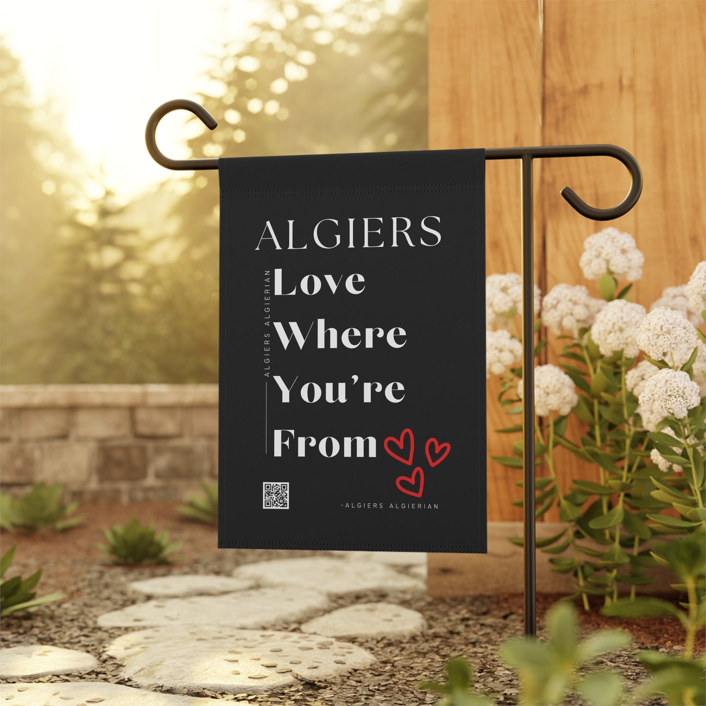 Algiers 'Love Where You're From' Garden Flag