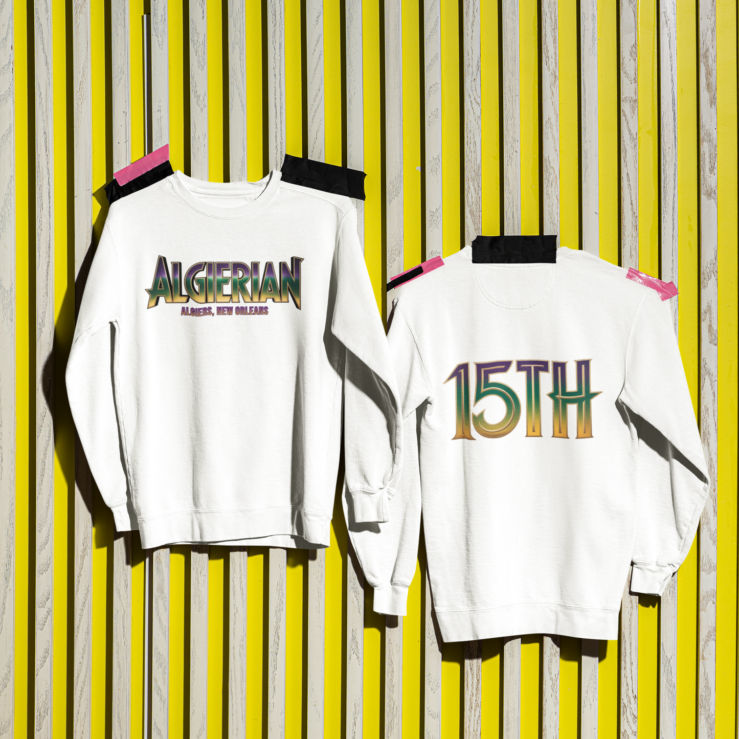 Algierian Sweatshirt (Mardi Gras)