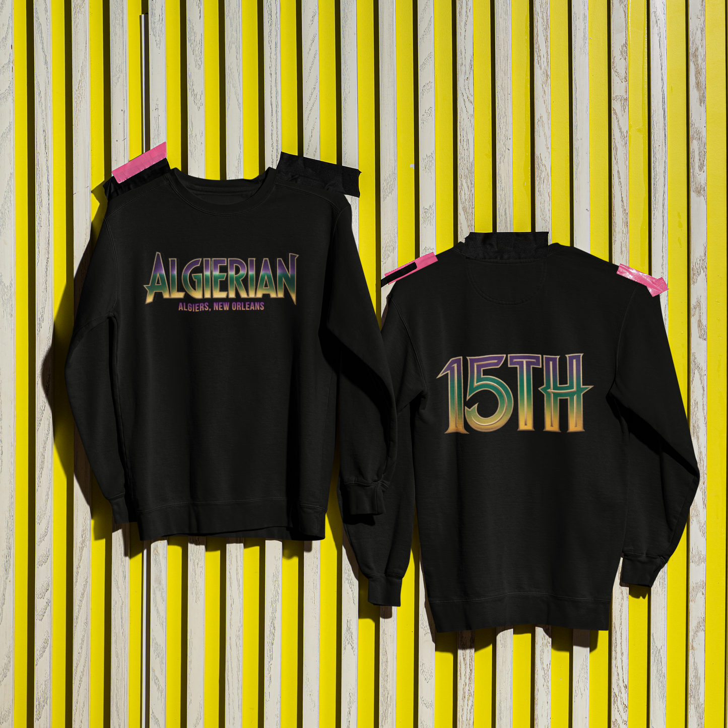 Algierian Sweatshirt (Mardi Gras)