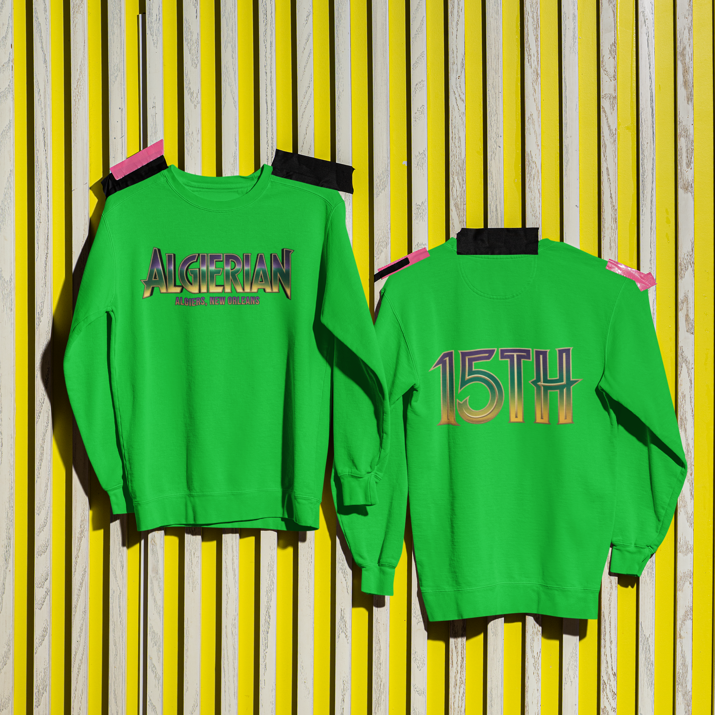 Algierian Sweatshirt (Mardi Gras)