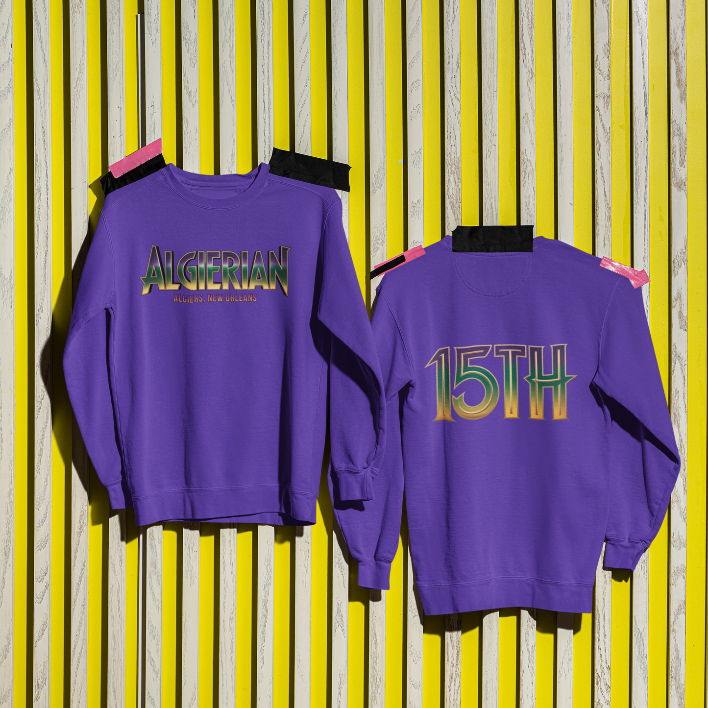 Algierian Sweatshirt (Mardi Gras)