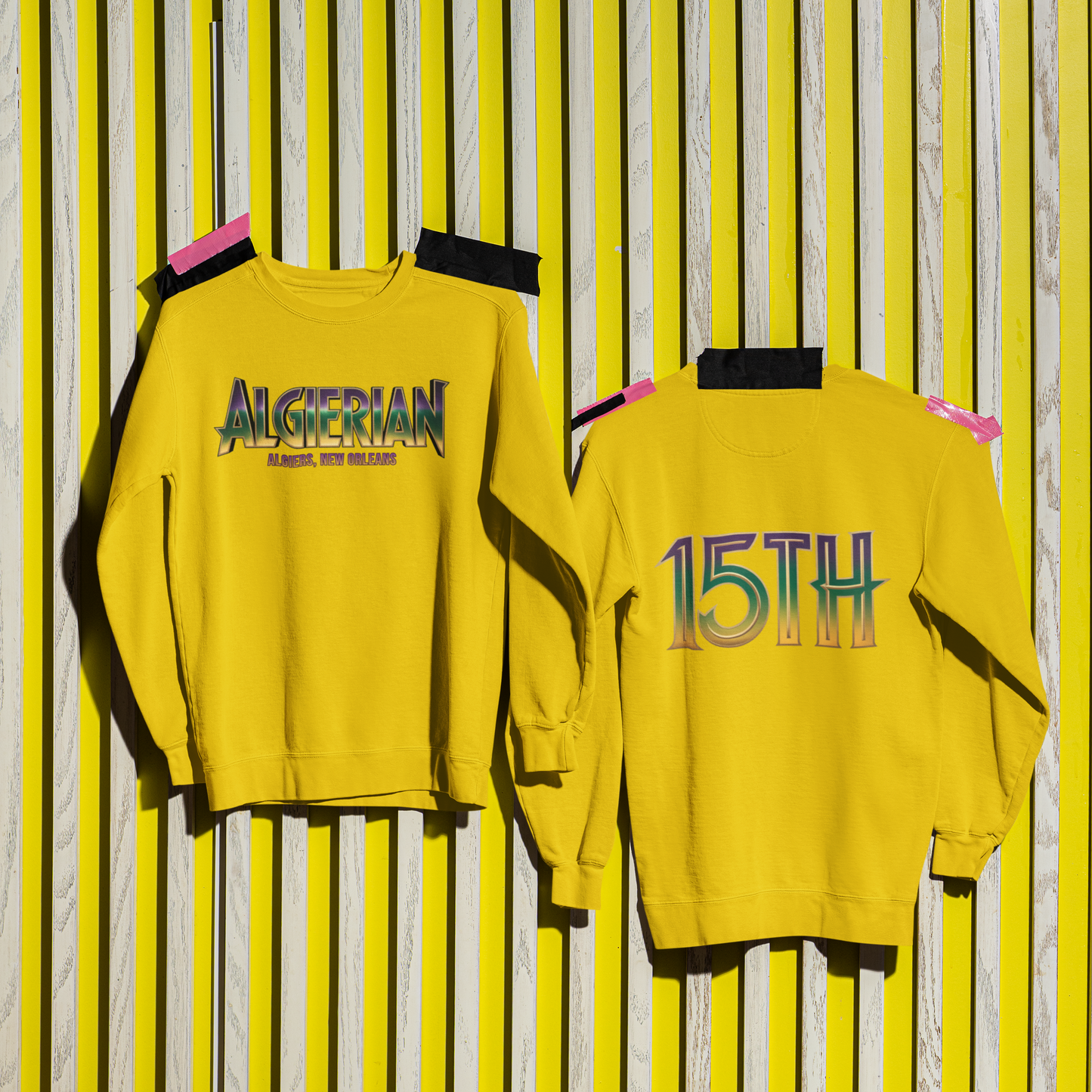 Algierian Sweatshirt (Mardi Gras)